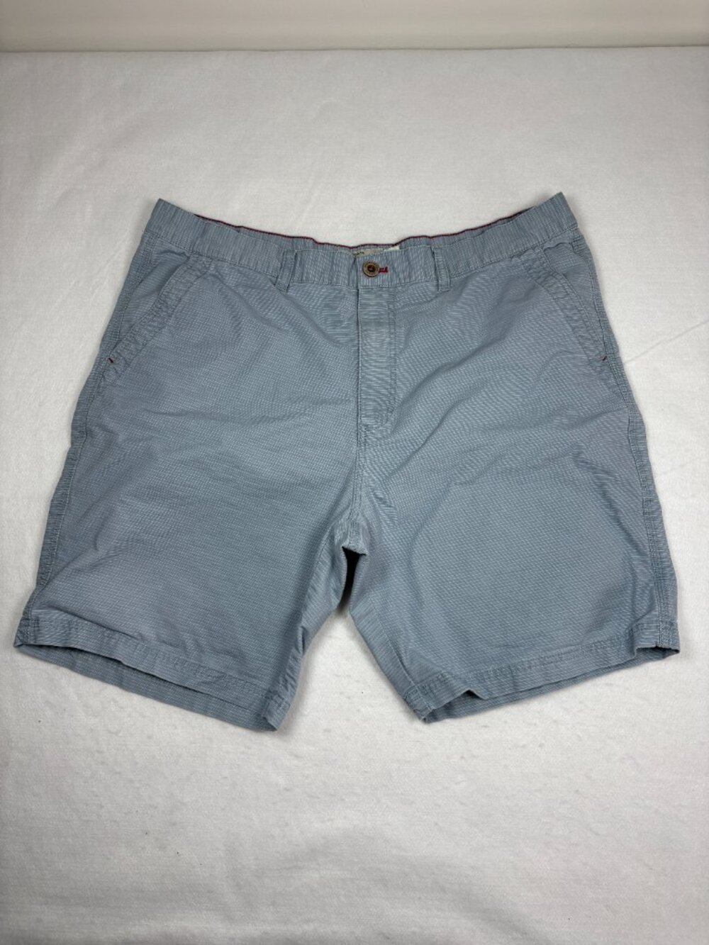 Original Weatherproof Vintage Men's Blue Stripe Shorts Coastal Preppy Golf Sz 38